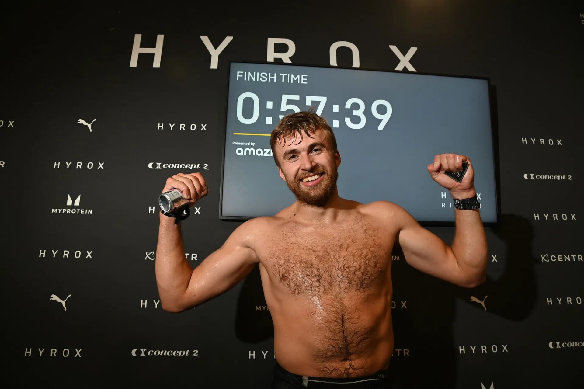 Richard Hynek at a HYROX race